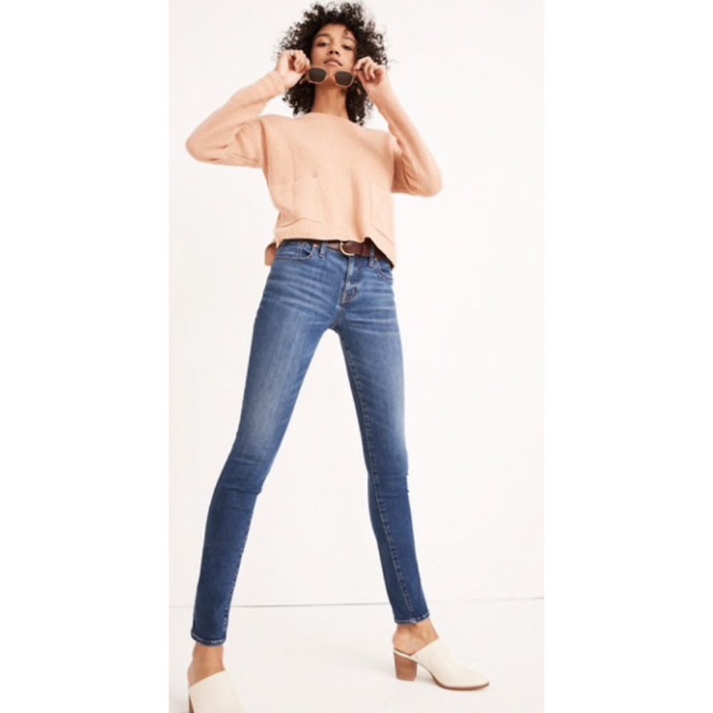 Madewell 8” Skinny Jeans in Ames Wash